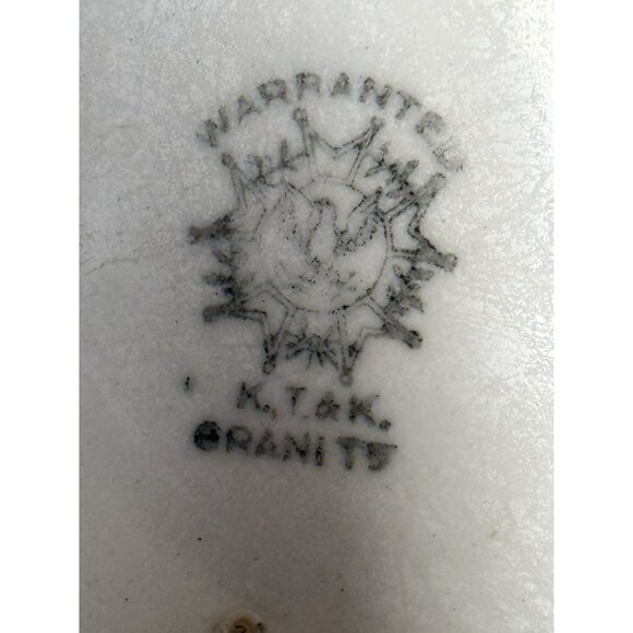 White Ironstone Bowl Late 1800s Victorian Era Fluted Edge Knowles Taylor 9 Inch - Picture 10 of 10